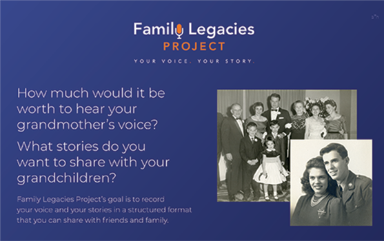 Family Legacies Project One Pager